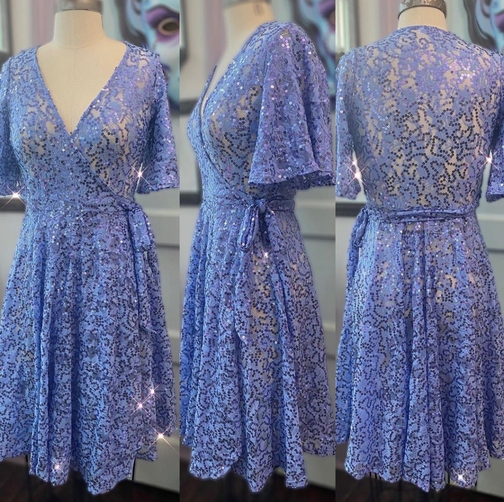 Wax Poetic Clothing ice dancer aurora dress